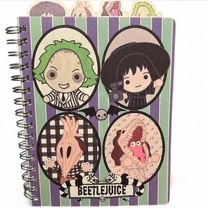 Beetlejuice Themed Spiral Notebook